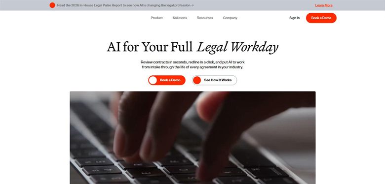 LegalOn homepage