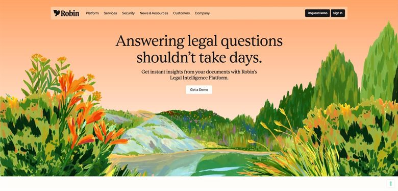 Robin AI homepage